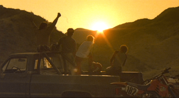 screen shot dirtbike sunset